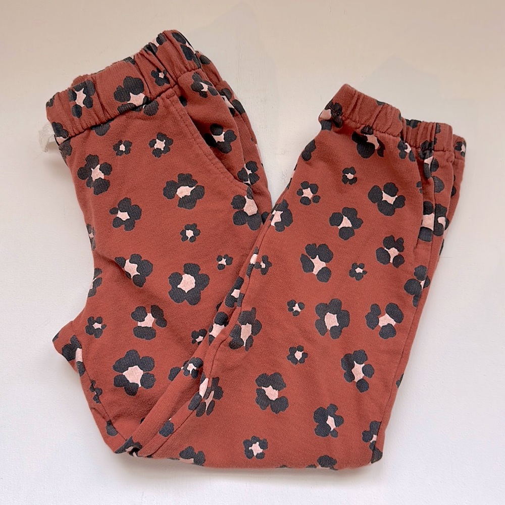 Carter's Rust Floral Joggers